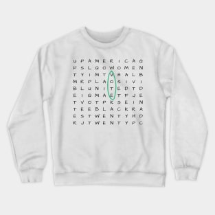 2020 Election Word Search Design ver 2 Crewneck Sweatshirt